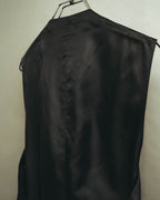 -SPECIAL- “HERMES” 2007-2009 Super 100s pinstripe tailored long gilet