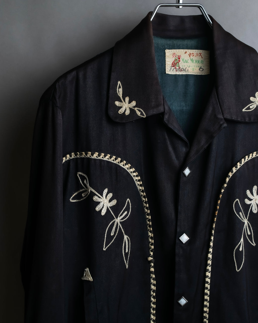 "Vintage Western detail shirt jacket"
