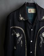 "Vintage Western detail shirt jacket"