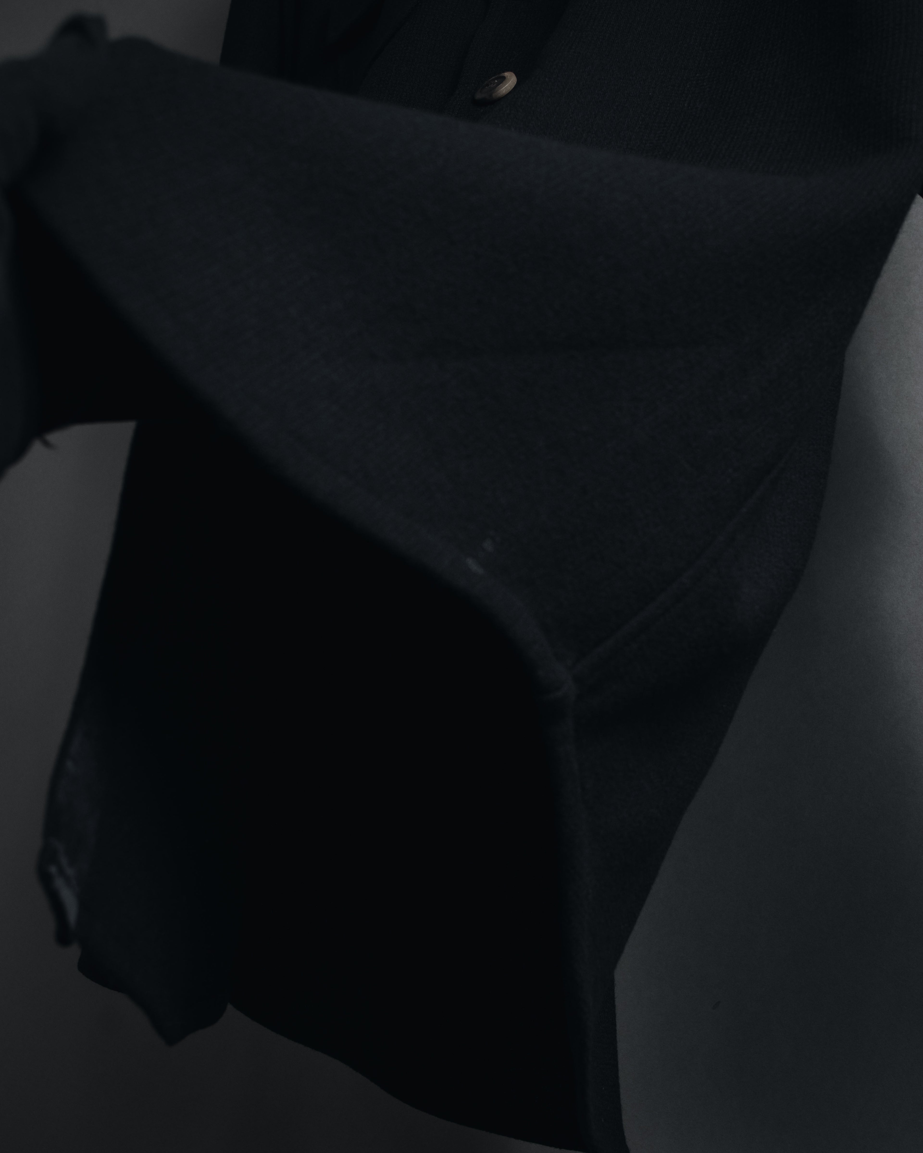 "Salvatore Ferragamo" 90’s signature engraved buttons wool shirt jacket