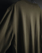 "BURBERRY" 00’s classic argyle v-neck wool knit