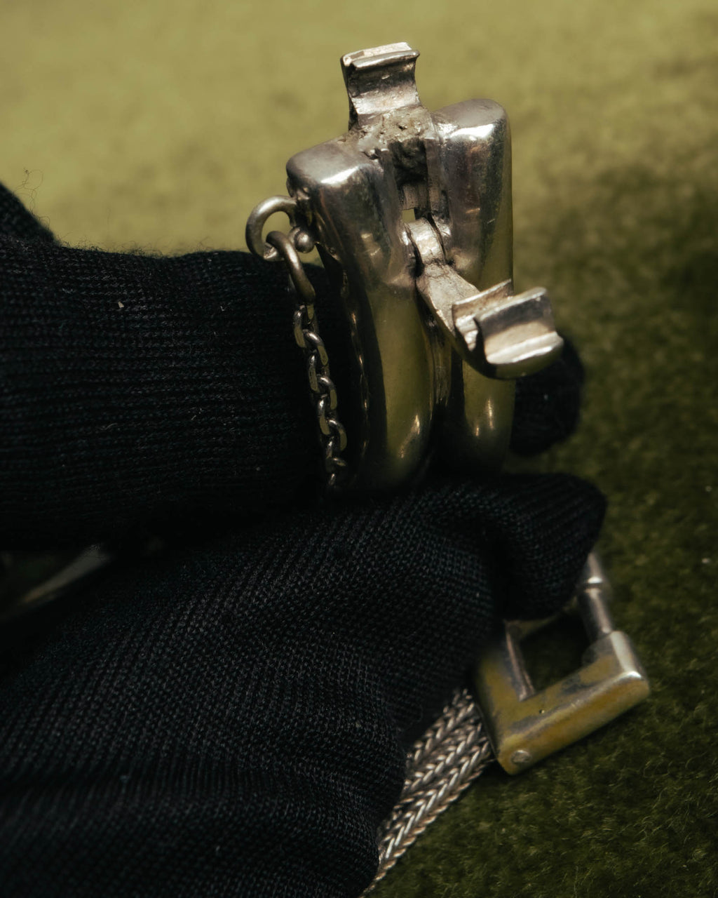 -SPECIAL- “HERMÈS” 70’s-90’s Étrier multi chain bracelet