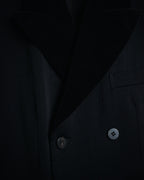 "tricot COMME des GARÇONS"
1989 Velvet-collared double-breasted tailored vest