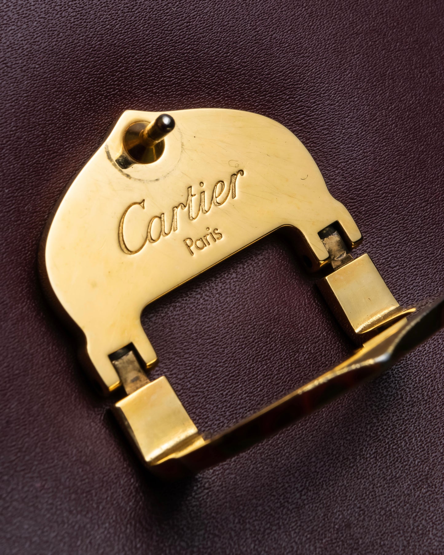 "Cartier" Jewelry inspiration bordeaux color trapezoid hand bag