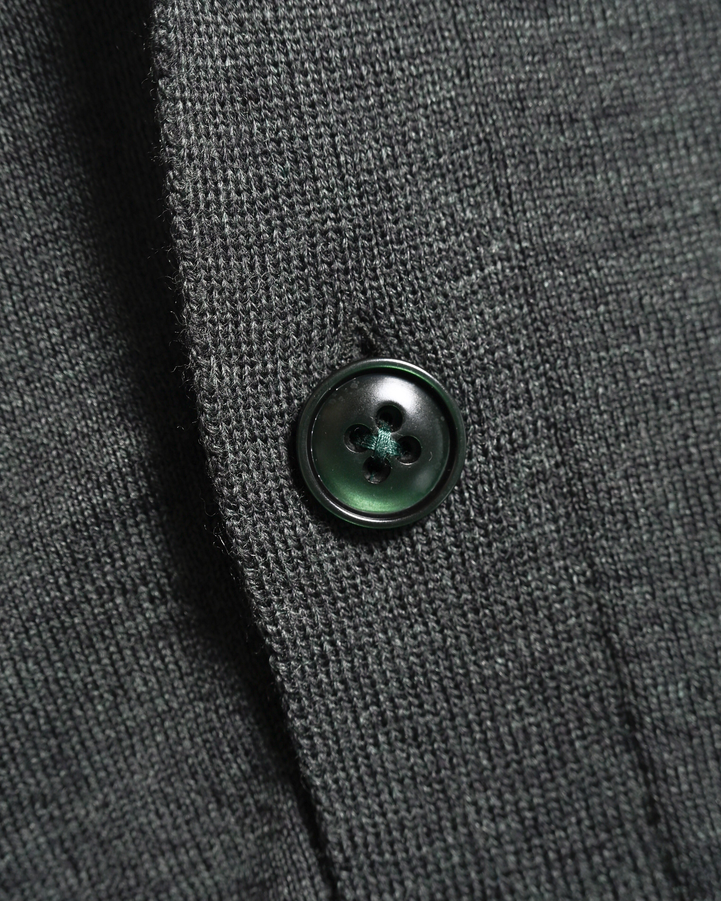 MARK JACOBS/ Mohair Blend Block Bicolor Knit Cardigan Brown × Dark Green
