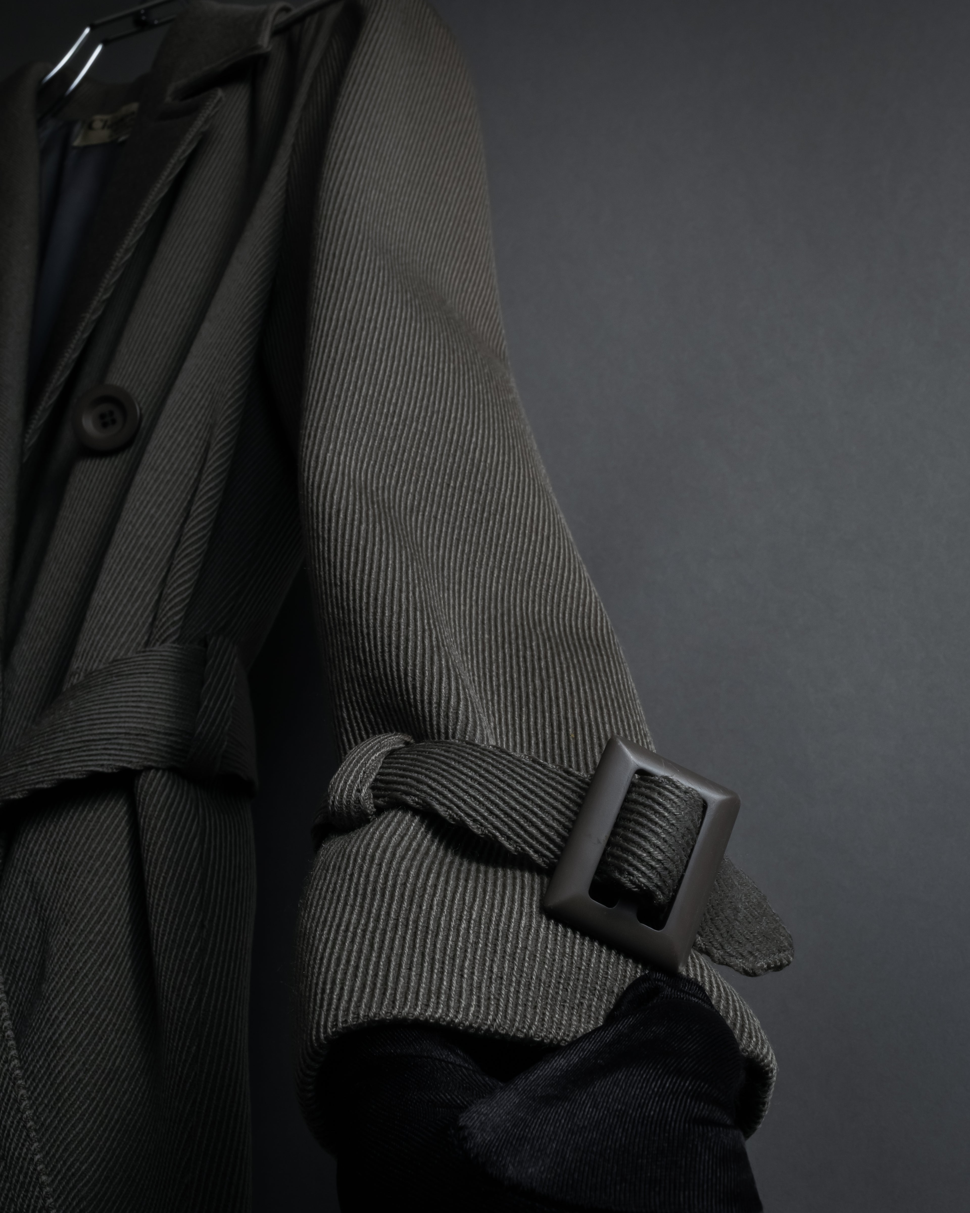 "Christian Dior" 70’s Classically tailored belted trench coat