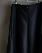 "WE11DONE" Flare silhouette super maxi skirt