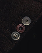 "BOB" Brushed wool single-breasted coat