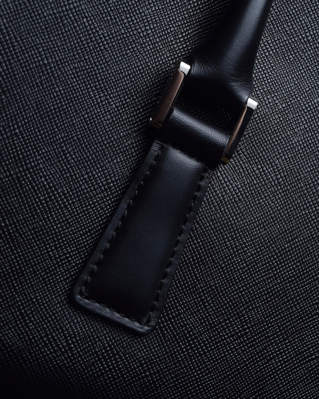 "BURBERRY" Saffiano leather mini boston bag