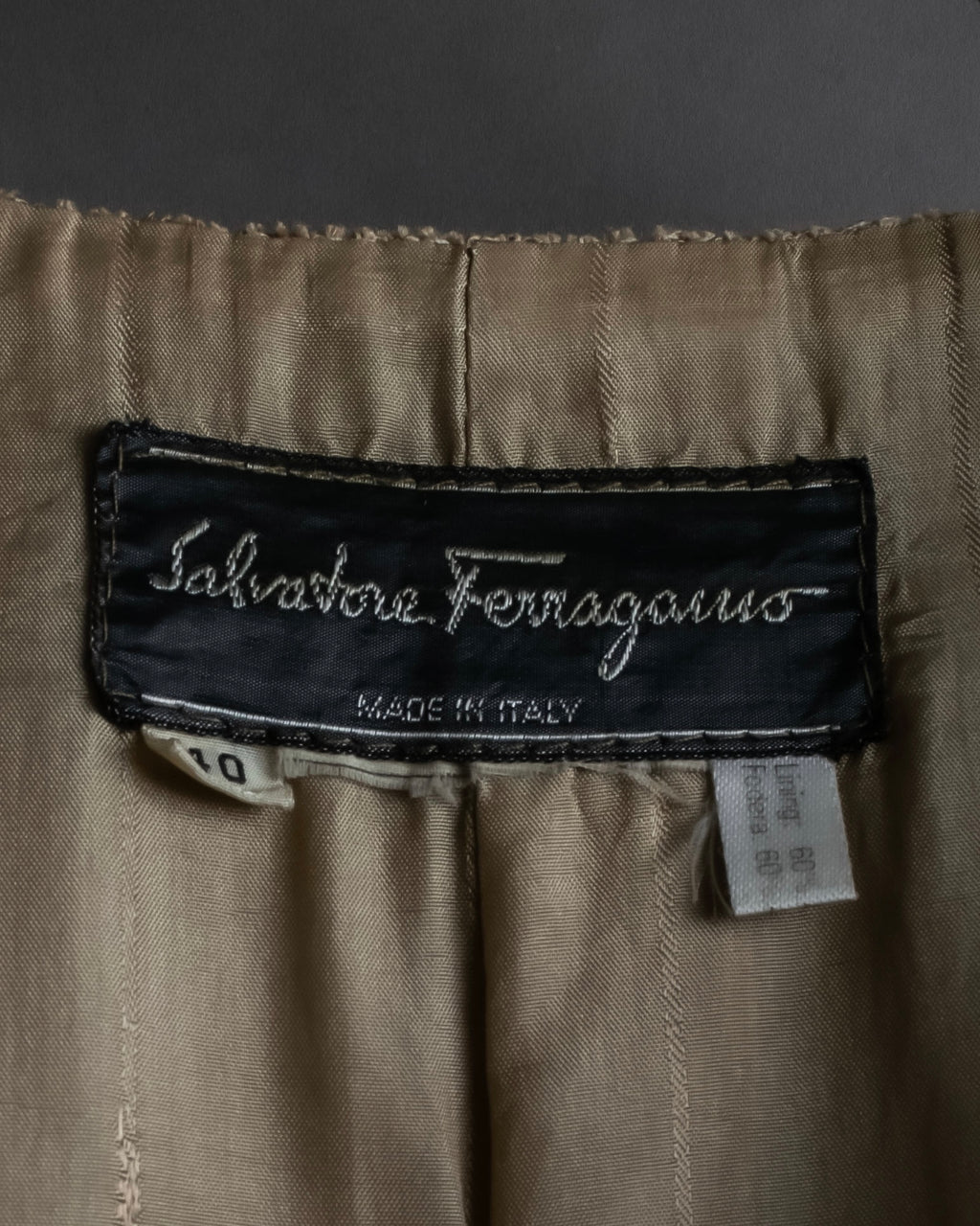 "Salvatore Ferragamo" Belted suede sleeveless dress