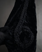 “COMME des GARÇONS” 2005 AW Velvet lace circle handle bag