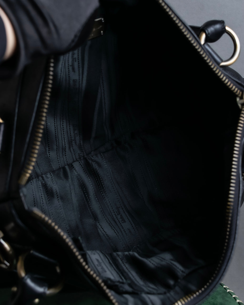 "Salvatore Ferragamo" Gancini motif leather one-handle bag