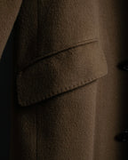 "CHRISTIAN DIOR MONSIEUR" 80's-90's Classic tailored wool melton chester coat