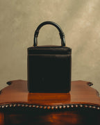 -SPECIAL- “LOEWE” Late 80’s-90’s Structured box vanity top handle bag