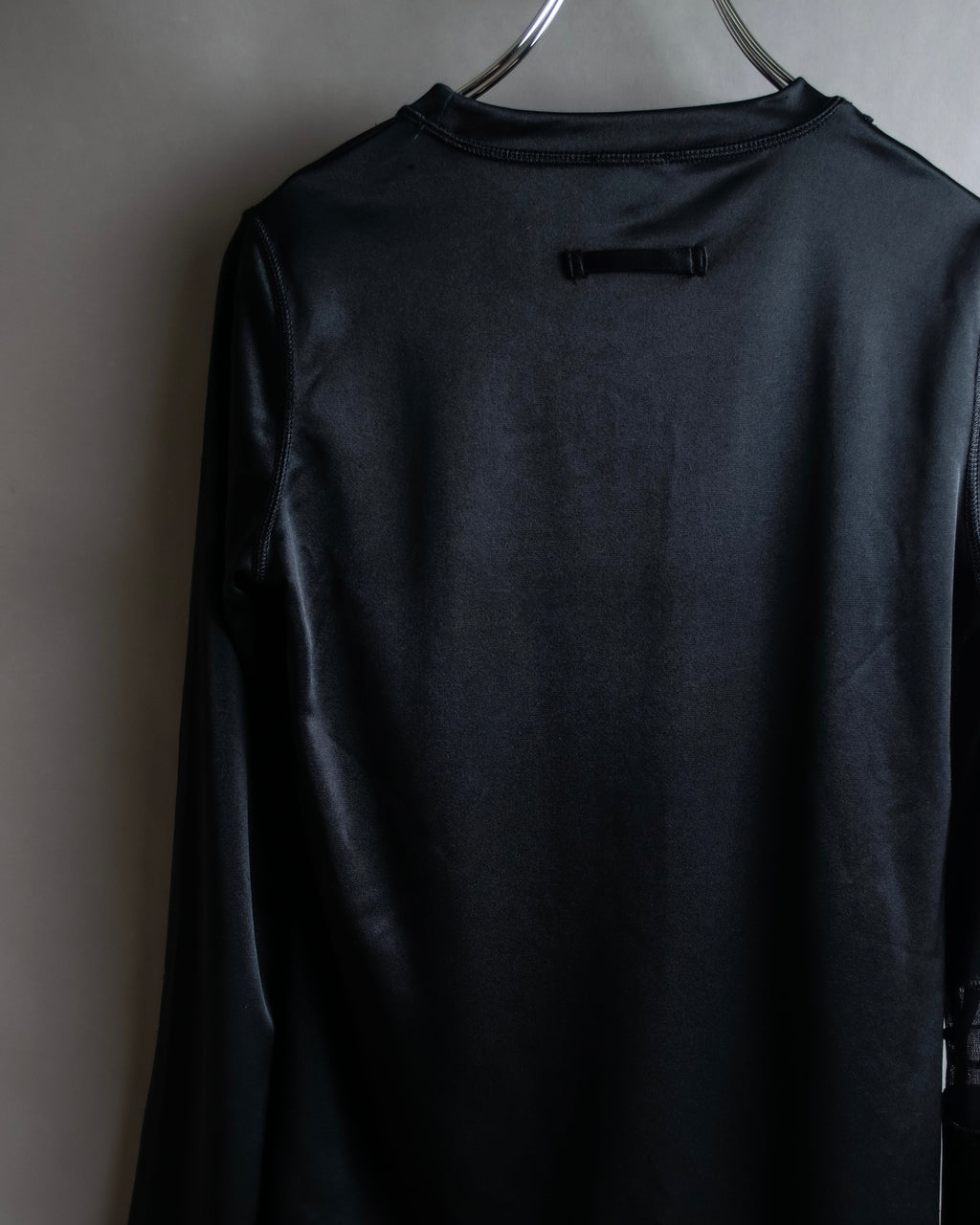 "JEAN PAUL GAULTIER FEMME" Sheer mixed material design pullover