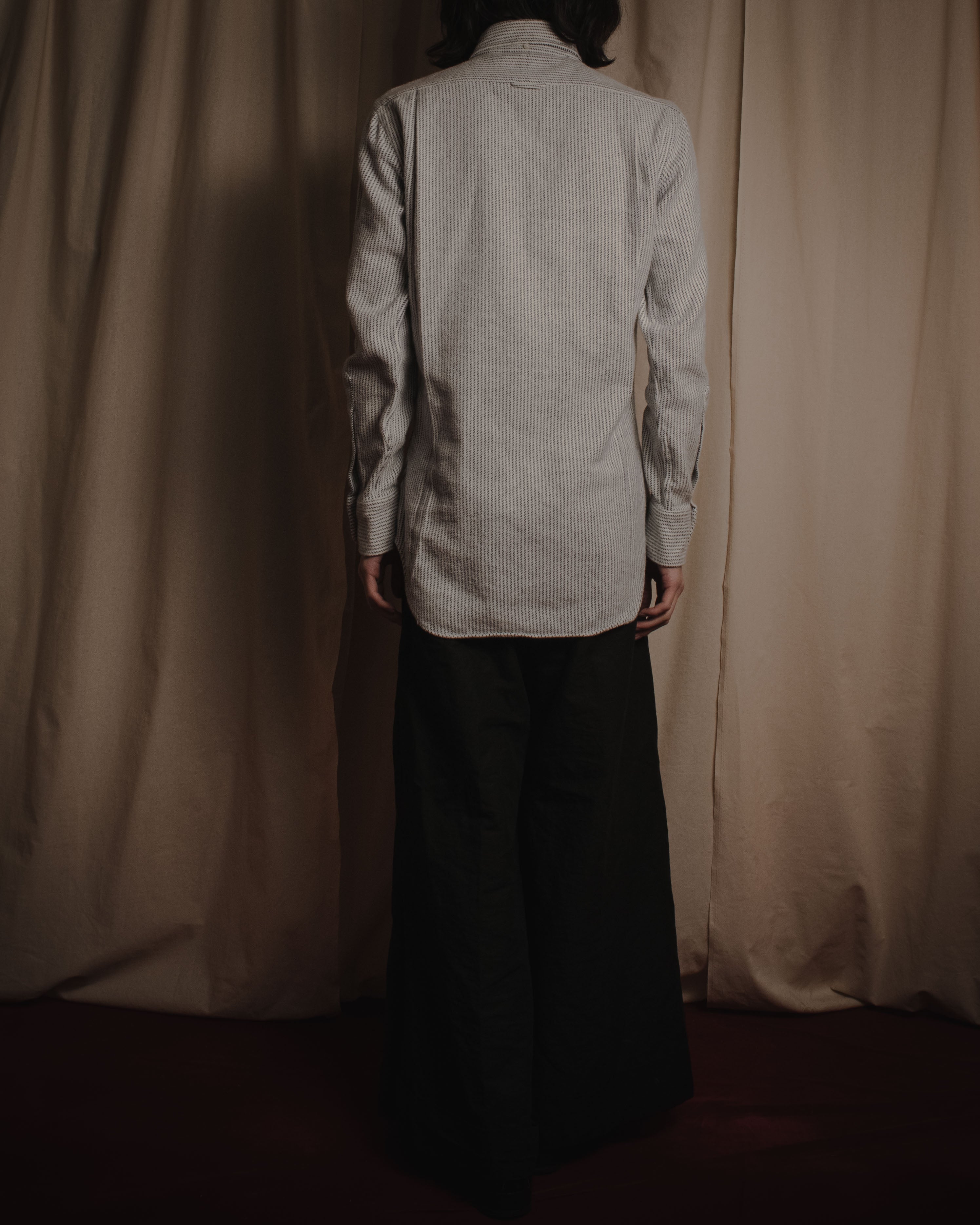 "THOM BROWNE" Micro patterned button-down shirt