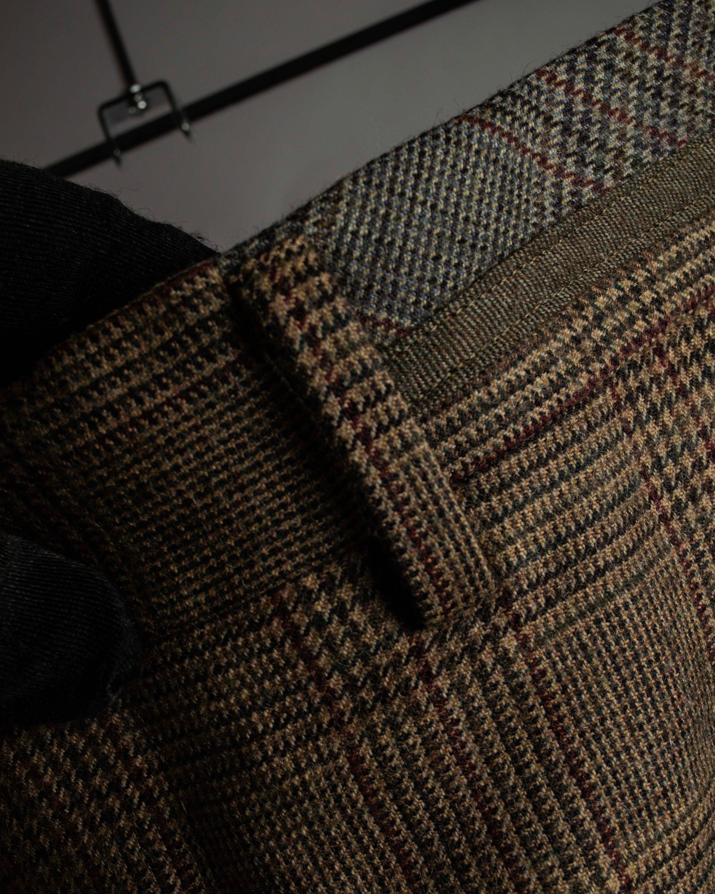 "PAUL SMITH" Flaming detail glen plaid set up