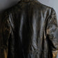 "ROBERTA SCARPA" 100% lamb leather gathered design shaped jacket