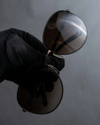 "LOEWE" Temple chain detail teardrop frame sunglasses