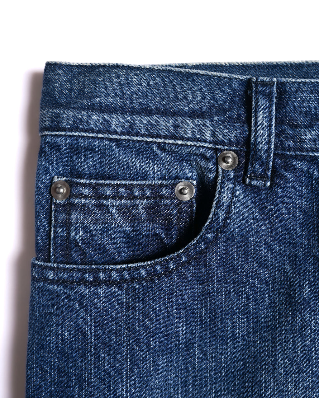 Christian Dior/ Cut Out Hem Straight Silhouette Denim