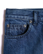 Christian Dior/ Cut Out Hem Straight Silhouette Denim