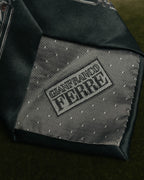 "Gianfranco Ferré" 90's Baroque print silk necktie