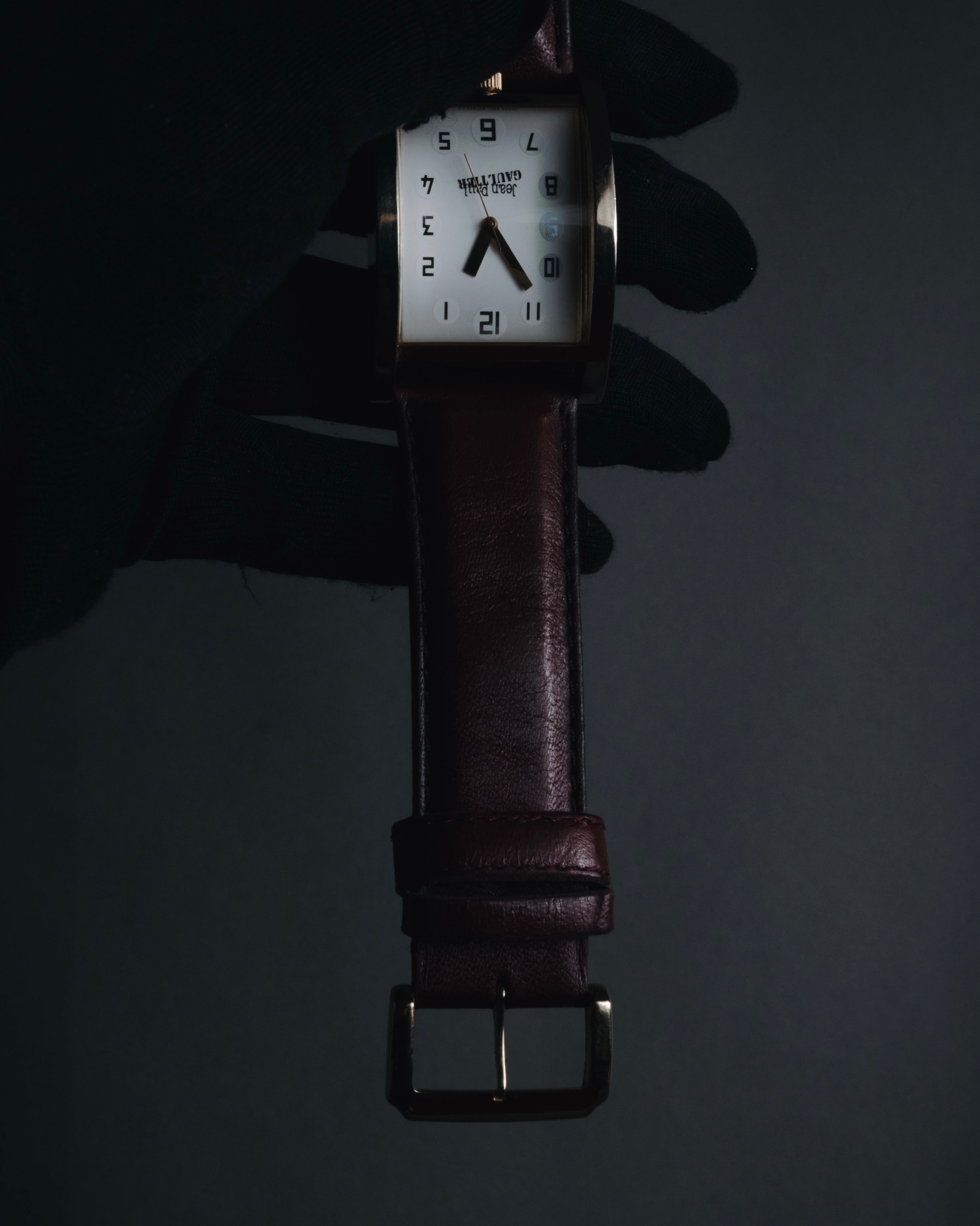 "Jean Paul GAULTIER" Curved Rectangular Dress Watch