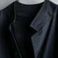 "Y's" No collar cotton short length spencer jacket