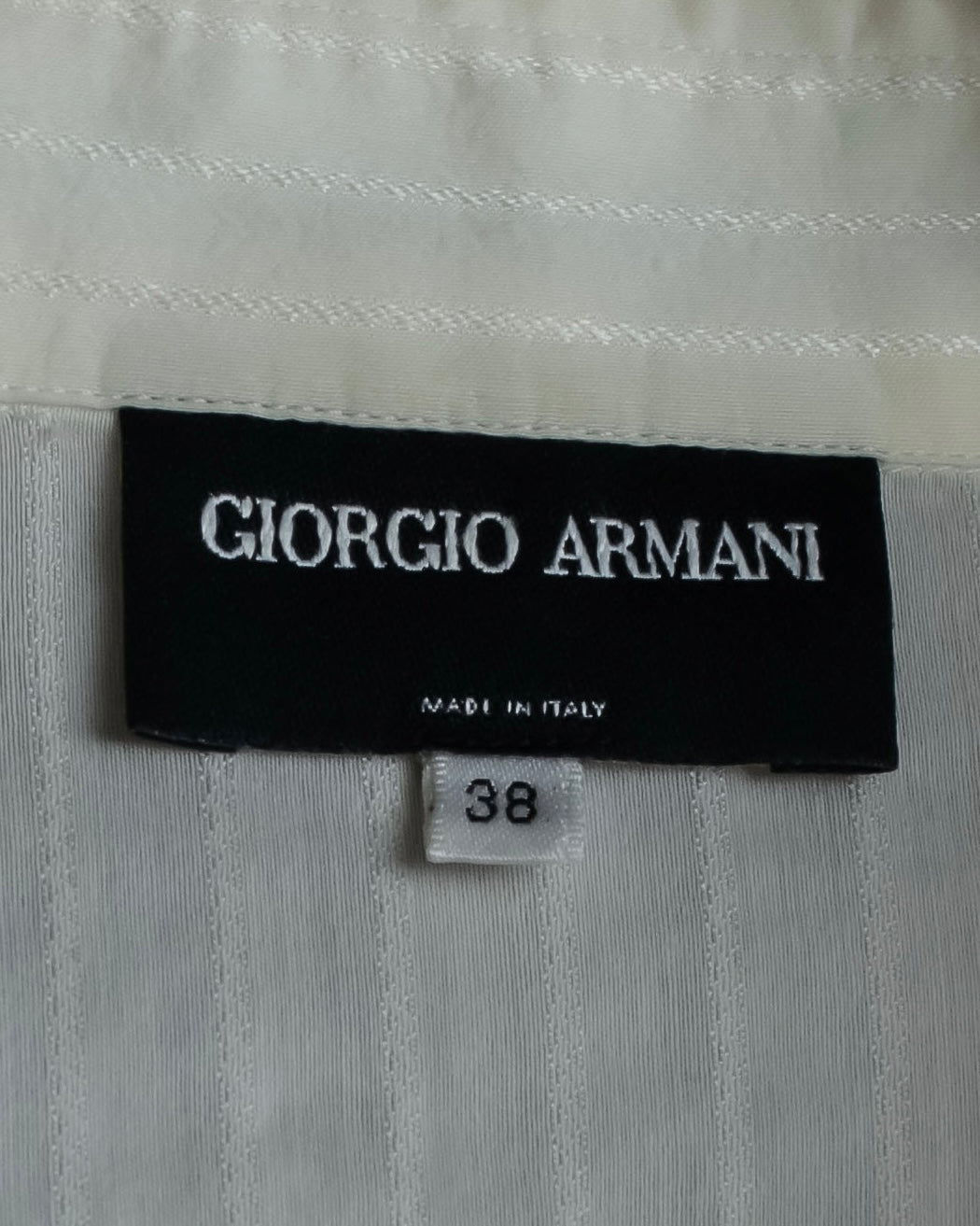 "GIORGIO ARMANI" Delicate striped white shirt