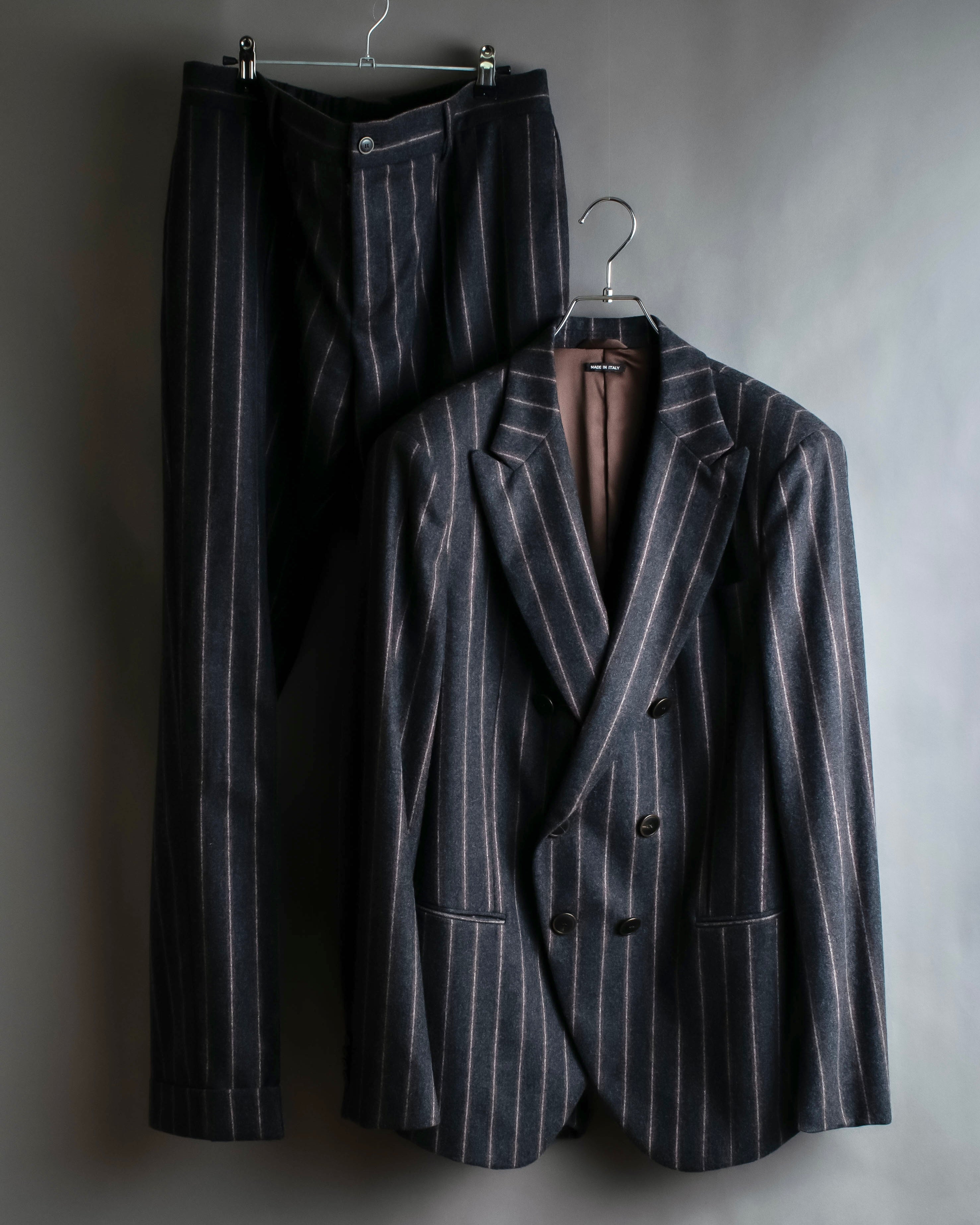 "GIORGIO ARMANI" Pinstripe double-breasted set up