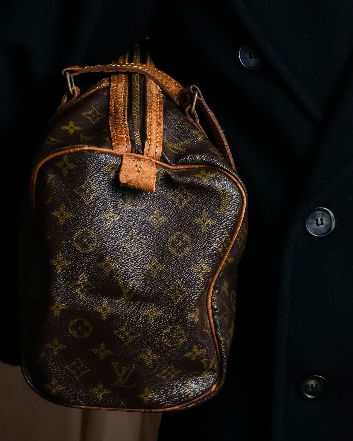 "LOUIS VUITTON" Sac souvre 35 monogram leather bag