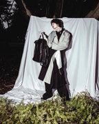 "LOEWE" Beautiful curved lapel raglan spring coat