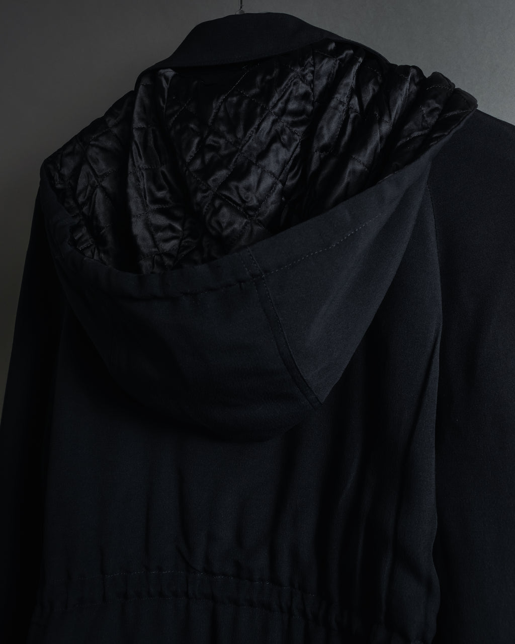 "VALENTINO" 90’s Couture-lined hooded coat