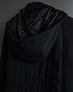 "VALENTINO" 90’s Couture-lined hooded coat