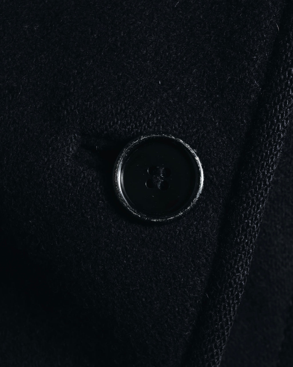 "PRADA" 90’s-00’s Minimal double-breasted wool jacket