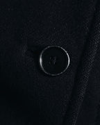 "PRADA" 90’s-00’s Minimal double-breasted wool jacket