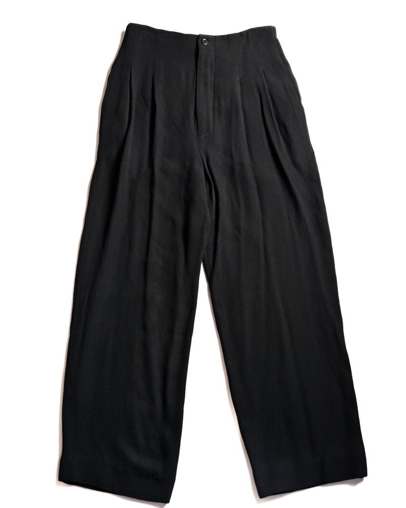 Louis Vuitton/ 90's-00's Pleated Wide-Leg Trousers