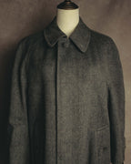 “Burberrys” 80’s Bedford wool balmacaan coat