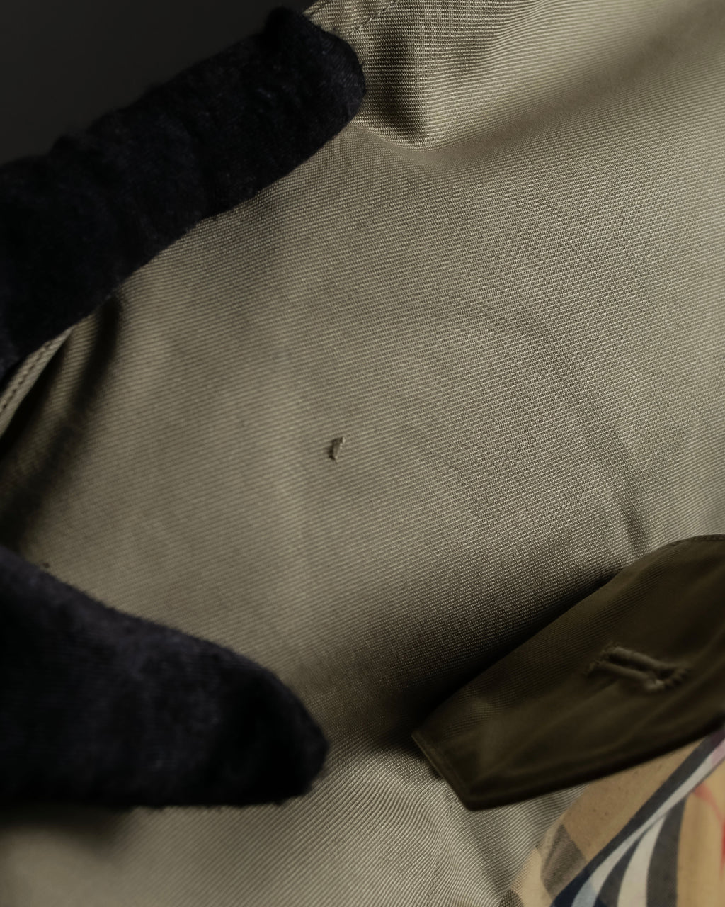 "BURBERRYS" Military detail long trench coat