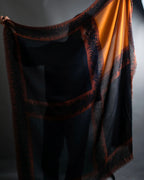 "Christian Dior" Botanical print large stole