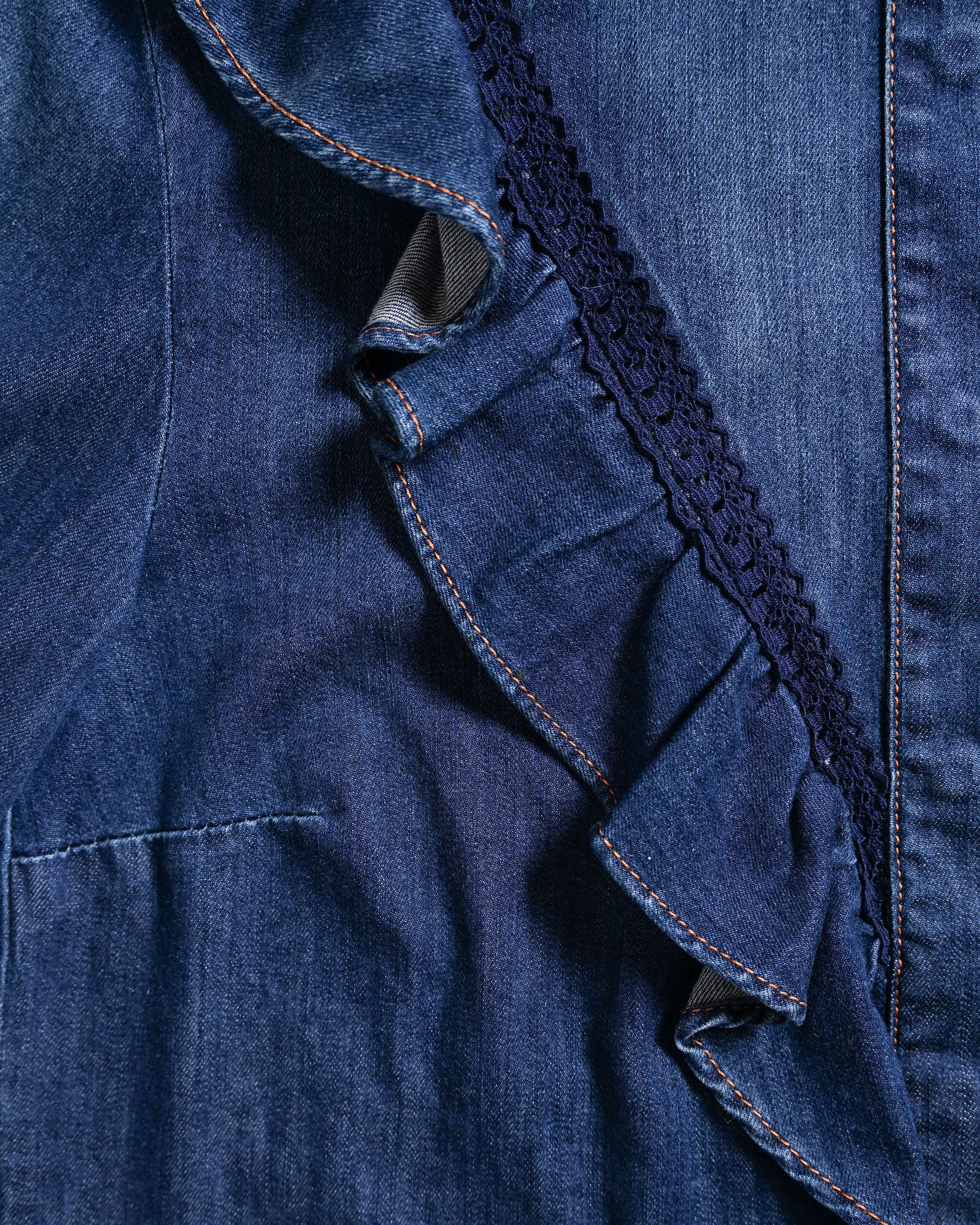 Stella McCartney/ Frill Designed Denim Shirt