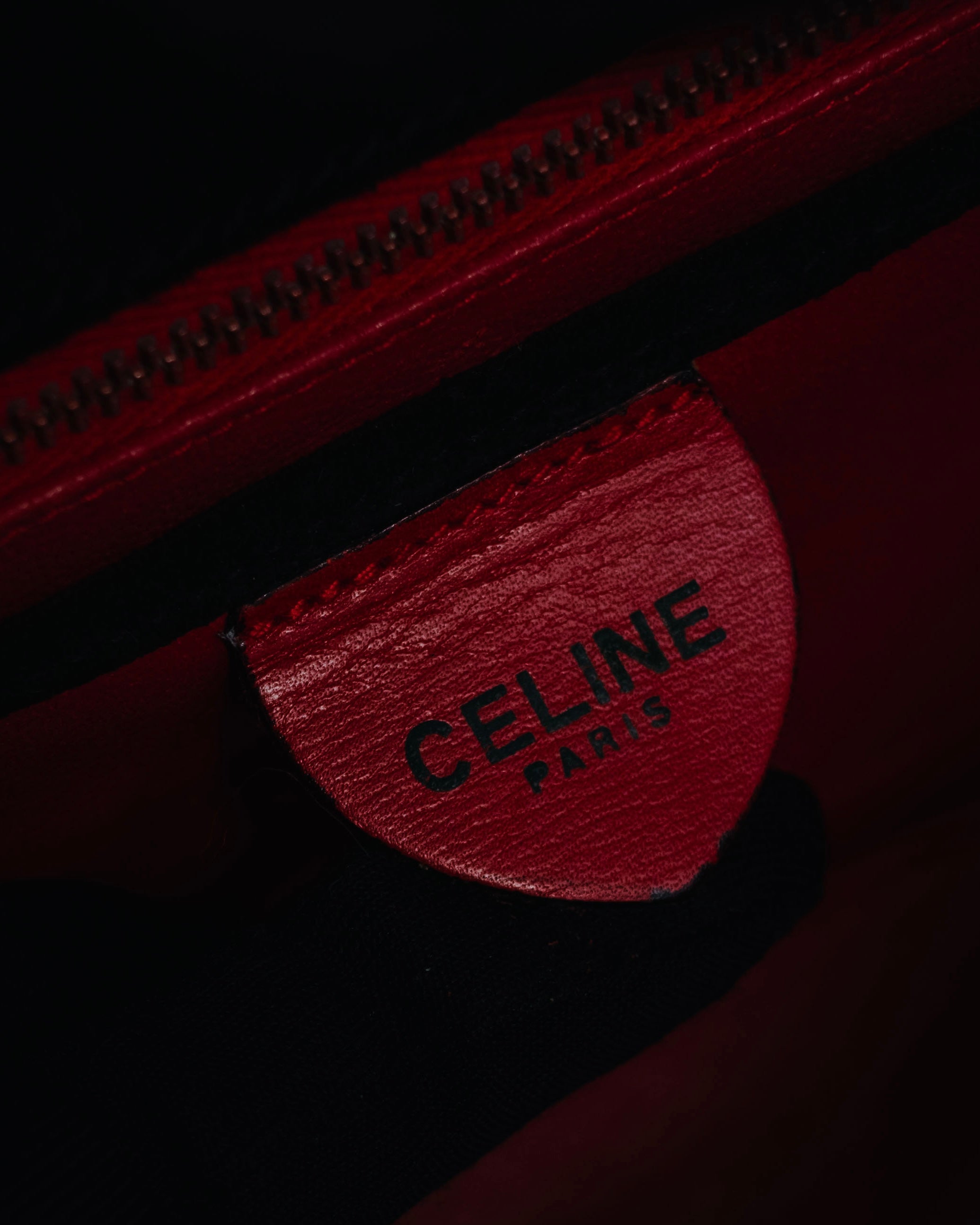 –SPECIAL– "CELINE" 70’s-80’s suede top handle ring closure handbag