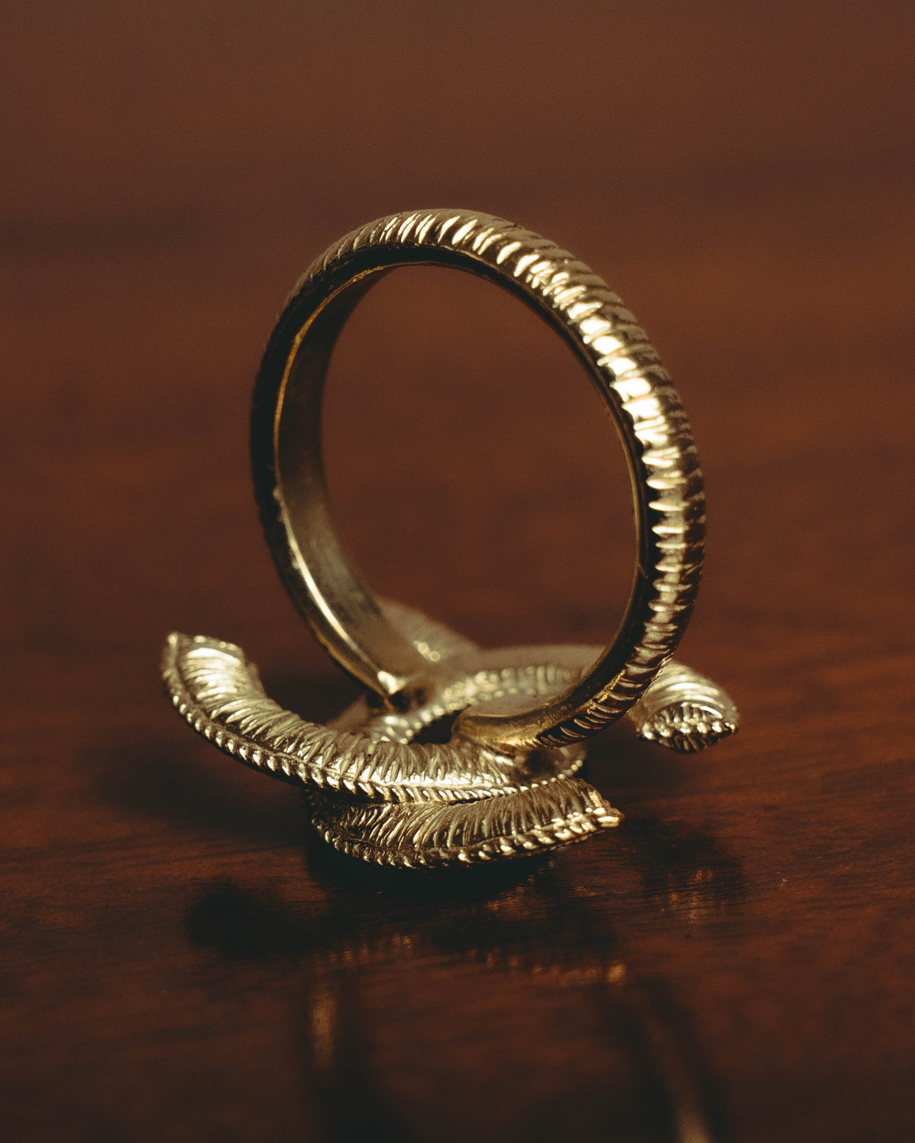 –SPECIAL– "CHANEL" Sculptural pearl double c costume ring