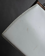 "YVES SAINT LAURENT" Clasp design chain shoulder patent leather bag