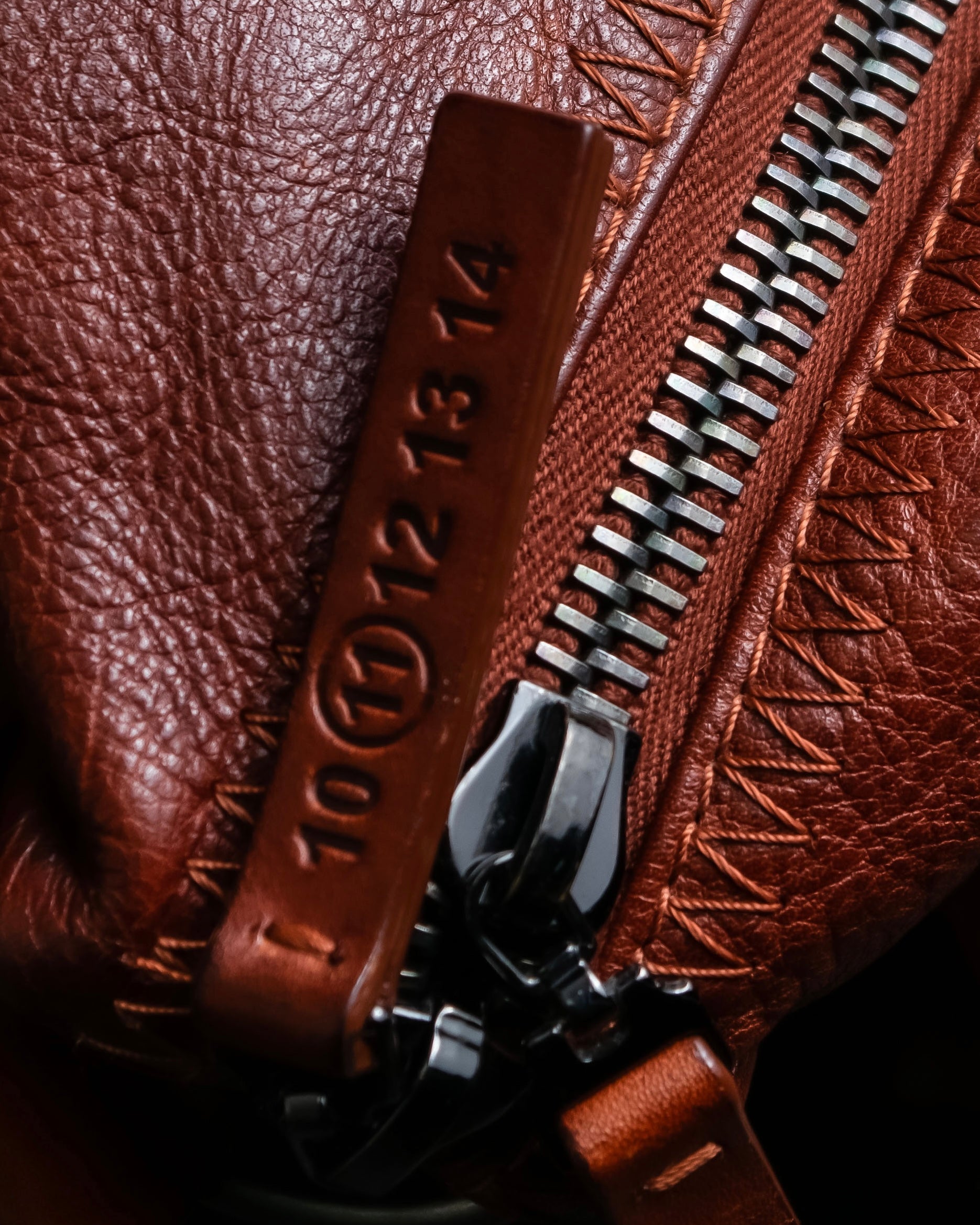 "MAISON MARGIELA" Genuine leather 2way brown color sailor bag