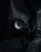 "BALENCIAGA.PARIS" 2008-2009 Sculptural satin shawl collar tuxedo jacket