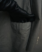 -SPECIAL- "Y's for men" 80's Double breasted houndstooth long jacket