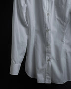 "HERMES" High-quality fine count cotton dress shirt