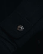 "Salvatore Ferragamo" 90’s signature engraved buttons wool shirt jacket