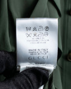 "GUCCI" Tab design bowtie blouse